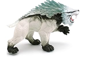 Doyomtoy Ice Saber Toothed Tiger Toy,Mythical Creature Toy Model,Monster Action Figure,Magical Ice Saber Toothed Tiger Animal Ornament,Children's Birthday Gift,Collectible