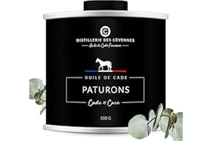 Distillerie des Cévennes - Huile de Cade pour Chevaux - Soin des Paturons - 500g - La Seule Huile 100% Fabriquée et Distillée en France