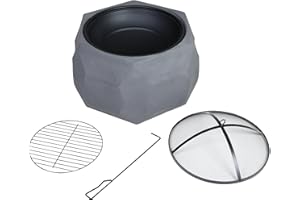 KAMINO-FLAM Kamino 133547 - Bandeja para Hoguera de jardín, Color Gris