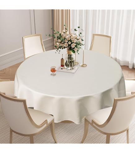 Tovaglia CALITEX Evita In Poliestere, Colore Champagne, 150x250 Cm, Elegante E Facile Da Pulire