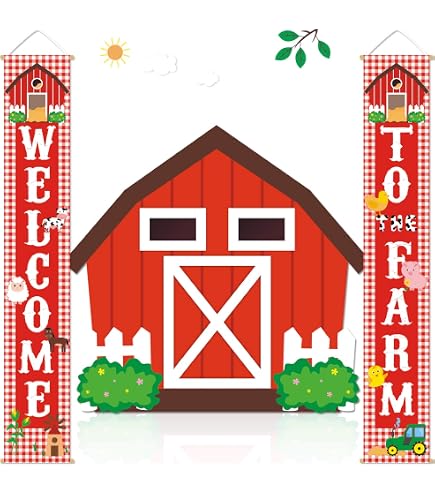 Beistle Farm Foto-Requisite - Kühe & Schweine Zum Kopf Durchstecken - 91x25 Cm - Für Bauernhof Mottoparty