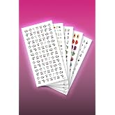 ARTİKEL 5-Piece Nail Tattoo Set, Nail Sticker Set, Nail Art, Tattoo