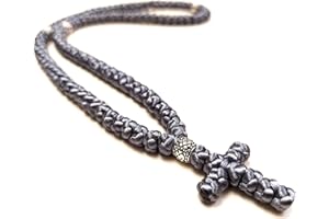 MONASTERY VODOCA Christian 100-knot Prayer Rope ǀ Smooth Silk Satin Cord, Polyester, no gemstone