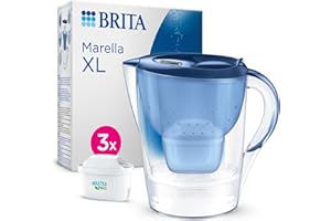 BRITA Marella XL 3x Maxtra Pro All-In-1 Filtreli Su Arıtma Sürahisi Mavi (3.5 lt)