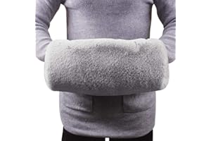 TINAYAUE Unisex Winter Warmer Handwärmer Künstlicher Plüsch Handwärmer Kissen Verdickt Armwärmer Bequem Handmuff Weiche Handwärmertasche für Erwachsene, Kinder