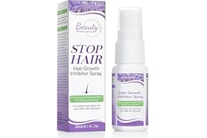 INSKIN Hair Growth Inhibitor, Non-Irritating Hair Inhibitor, Hair Stop Growth Spray, Permanent Hair Removal Spray for Underarm, Arm, Leg, Bikini Areas, Body, Face, Painless for Men and Women