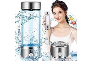 JOYYKO 420ML Hydrogen Water Bottle 2024,Hydrogen Water Bottle Generator with SPE PEM Technology Water Ionizer,Hydrogen Water Machine Improve Water in 3 Minutes for Home,Office, Travel,Daily Drinking+Gift Box