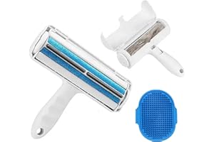 ALIMAN BRAND Rodillo Quita Pelos Mascota + Cepillo Multifunción de Silicona Mascota – Elimina los Pelos de tu Hogar y de la Ropa – Rodillo Quitapelos Reutilizable – Removedor de Pelos de Mascota