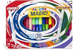 Carioca Rotuladores Mágicos Magic Markers - 20 Uds., Multicolor