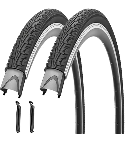 Fincci Pair 700x40c Bike Tire - 700c Gravel Tires With Kevlar & Nylon 1mm Puncture Proof - Durable 60 TPI Foldable Bicycle Tires 42-622 For Hybrid, Electric, Touring, MTB Bikes - View #12