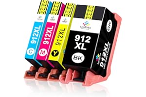 LeciRoba 912xl do HP 912xl wkłady atramentowe wielopak i do HP 912 wkłady atramentowe wielopak Używaj z HP OfficeJet Pro 8025/8024/8023/8022 HP OfficeJet 8012/8014/8015/8017 AIO (4-pak)