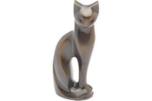 Urns Uk - Urne funéraire pour animal de compagnie - Chat - Bronze - 24 cm