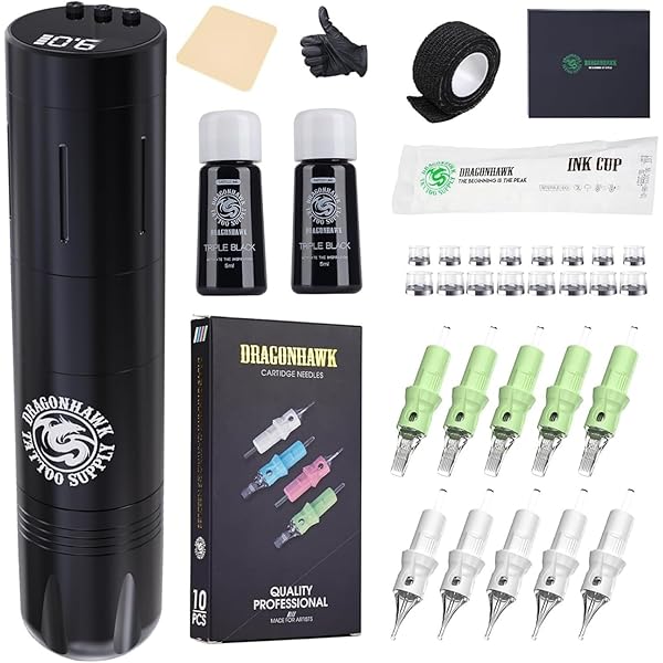 Drgon hawk X20 pro 　tattoo machine set Dragonhawk X20 PRO Rotary Wireless Tattoo Machine Bluetooth