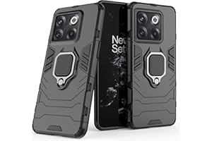 TingYR Etui do OnePlus 10T 5G, uchwyt pierścieniowy obracający się o 360 stopni, TPU/PC, odporny na wstrząsy pokrowiec na telefon, pokrowiec ochronny na całą obudowę, etui na telefon do OnePlus 10T