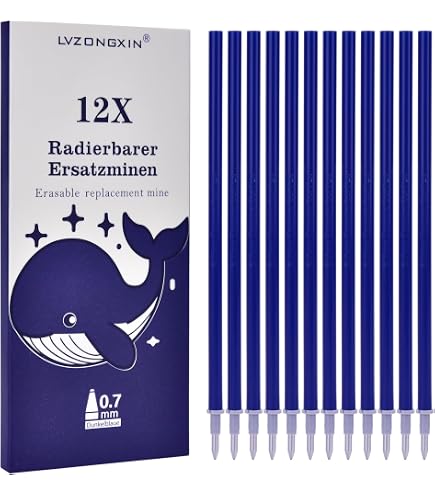 30 Radierbare Ersatzminen Für Legami Stifte – 6 Farben, 0,5 Mm, Thermosensibel