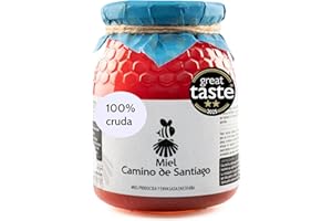 MIEL CAMINO DE SANTIAGO MIEL CRUDA Castaño JULIO 2025 100% Pura de Abeja - Natural - Española - Sin Procesar y no pasteurizada - Antioxidante - Cero filtros- Alto contenido sales minerales. (1000 gr)