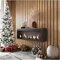 Caminetto Elettrico LED 107cm - Effetto Fiamma Realistico Per Soggiorno Moderno - Foto 4