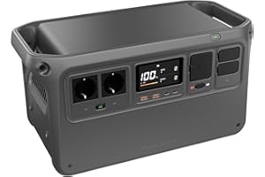 DJI Power 1000 V2 Station d'alimentation portable 1024 Wh, charge rapide en 37 minutes, de 0% à 80%, taille compacte, batterie LiFePO4, 2600 W, générateur électrique pour camping, maison