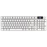 Hawk Gaming HK258 Membrane LCD RGB Kablosuz/Bluetooth Full T&uuml;rk&ccedil;e Gaming Klavye (Beyaz)