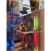 Kasa İ&ccedil;i Fig&uuml;r Rafı 120x90 mm Oyun Pc Aksesuarı, Masa&uuml;st&uuml; Bilgisayar Fan Standı Fig&uuml;r, 32b4234b