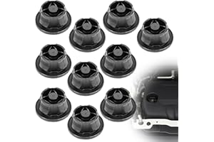 IUSOT 10 Stück Motorhauben für Mercedes und Benz Befestigungselement 6420940785 schwarz Befestigungselement Gummi Motorabdeckung Motorabdeckungstüllen für CLS GLK ML SLK Sprinter Valente Viano Vito