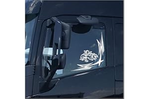 Finest Folia D062 - Adhesivo decorativo para ventana de camión, diseño de grifo