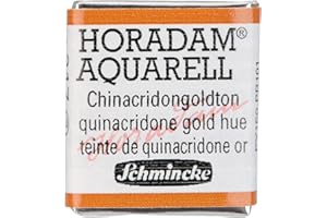 ‎SCHMINCKE Schmincke – HORADAM® AQUARELL - feinste Künstler-Aquarellfarben, 217 Chinacridongoldton, 14 217 044, 1/2 Näpfchen