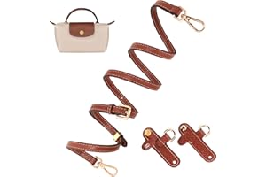 GADITIEK Correa para Longchamp Mini, Strap for Longchamp Bolso Mujer, para Longchamp Le Pliage, Cadena para Bolso, Cadenas para Bolsos (Anchura de la Bandolera 1,2 cm)