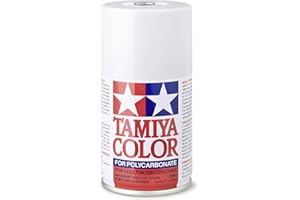 TAMIYA 86001-A00 86001 PS-1 - Vernice spray in policarbonato bianco da 100 ml, per modellismo in plastica, accessori per bricolage, pittura spray per modellismo, 100 ml (confezione da 1)