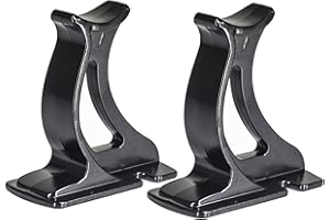 "Valdern" - Par de patas universales tradicionales para radiador, color blanco, negro, gris antracita, 100 mm de alto, color negro