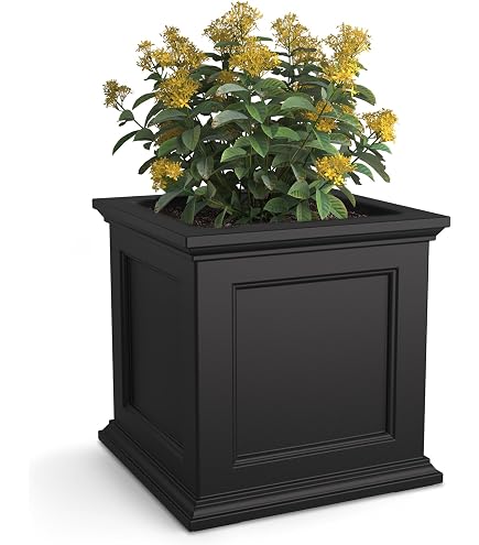 Mayne Fairfield Blumenkasten – 2-Fuß (ca. 61 Cm) Selbstbewässernd, Witterungsbeständig | Für Fensterbank, Geländer, Zäune, Mit 15 Jahren Garantie