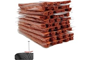 IBRIQO® 50 Mechas Recambio para Pinchazos Coche | Set 50 Mechas de 10 CM para Kit Pinchazos Coche | Recambios Kit Mechas Pinchazos Motos, Camiones, Tractores, Vehículos