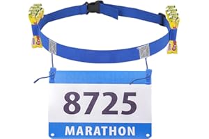 MINICLOSS Triathlon Running - Cinturón de entrenamiento, azul