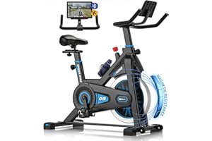 ‎DMASUN Heimtrainer Fahrrad, DMASUN Hometrainer Fahrrad mit Magnetischem Widerstand, Leises Ergometer Heimtrainer, Extra Bequemer Sitz, Fitnessbike für Kardio-Training zu Hause, Belastbar Bis 160 Kg