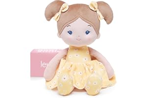 LeyaDoll Soft Baby Doll Toys (12''), My First Baby Rag Doll for 1 Year-Old Girl Birthday Gift, Christmas Plush Toys Gift for Toddler Kids Infants -Daisy Girl