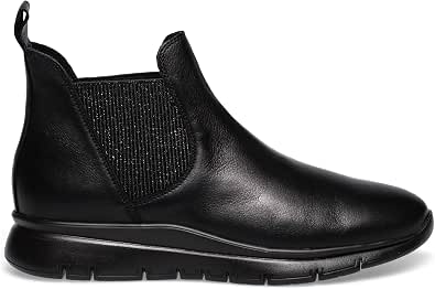Frau 42L4, Stivaletti Donna con Elastico Bilaterale Glitter (Nero Argento,  Numeric_41) : Amazon.it: Scarpe e borse