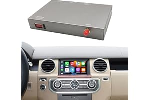 AUTOABC Carplay/Android Auto sans fil pour Land Rover Jaguar Bosch Discovery 4 Aurora Freelander 2 XE XF XJ avec système Bosch / Airplay Support OEM et caméra de rechange