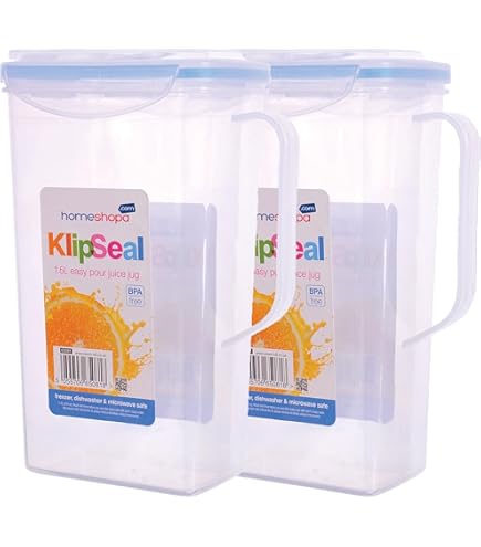 Aqua Fridge Door Water Jug With Flip Top Lid, 3 Litres - View #3
