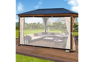 WAIMDIKUL Plane-Wasserdicht-Transparent Mit öSen 2x5m, Plane Durchsichtig für AußEnbereich Abdeckplane Wasserdicht Transparent Durchsichtige Plane für Terrasse Hühnerstall