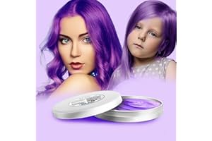 COLAYERIST Purple Temporary Hair Dye Wax Washable，Temporary Hair Colour Spray for kids, Hair Makeup Paint Wax for Parties or Cosplay, Hair Coloring Products No Messy