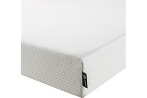 Zinus Ergonomiczny materac piankowy 140 x 200 cm – ortopedyczny materac o średnim stopniu twardości – wsparcie, pikowana poszewka zapewnia komfort, wysokość 11 cm, certyfikat Öko-Tex