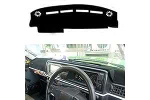 KEADSMK Ajuste para Volkswagen VW Golf Jetta Mk2 GTI, Cubiertas Interiores para Tablero, Cubierta Antideslizante para Tablero de protecci贸n UV