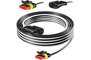 5 Meter Ladekabel für Transformator Stromversorgung und Ladestation, kompatibel mit Husqvarna Automower 320 330x 2013-2015, 105 305 310 315X 405X 415X 420 430X 2015+, für Gardena 2016+ Mähroboter, 5M