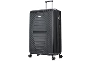 FLYMAX 29" Large Suitcase 4 Wheel Lightweight Luggage Hard Shell Travel Case Hold Check in Fits 23kg - 27kg + 3 Digit Lock Suitcase Large + Telescopic Handle 100 Litre Capacity