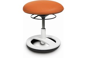 ‎TOPSTAR Topstar Kindersitzhocker Sitness Bobby Alu weiß lackiert orange