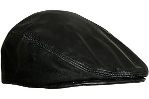INFINITY LEATHER Męska czapka z daszkiem z prawdziwej miękkiej skóry beret z bluszczu Gatsby Golf Cabbie płaska czapka czapki