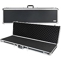 HMF 14401-02 Aluminium Wapenkoffer voor Pistolen met Cijferslot | 31 x 26 x 11 cm | Zwart