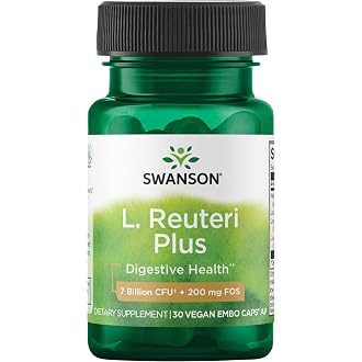Swanson Probiotic L.Reuteri Plus 30 Veg Drcapsules,1 Co...