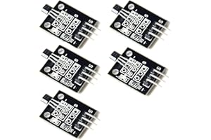 Hailege 5pcs 3144E A3144 Sensore ad effetto Hall Modulo sensore magnetico ad effetto Hall KY-003 DC 5V PIC AVR