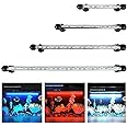 GreenSun LED Aquarium Light, Submersible Multi-Color Waterproof Fish Tank Light Underwater Crystal Glass Lights Suitable for Saltwater and Freshwater-15 inch(38 cm)
